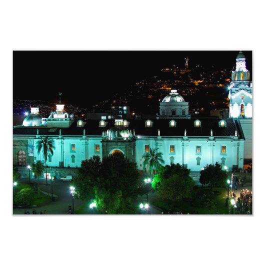 Plaza de la Independencia, Quito, Ecuador Fotodruck (Vorne)