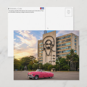 Plaza de la Revolucion, Havanna, Kuba Reise Postkarte