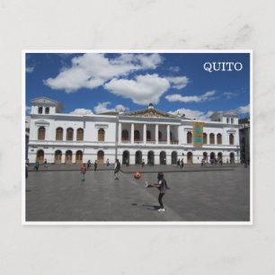 Plaza de la Unabhändencia quito Postkarte