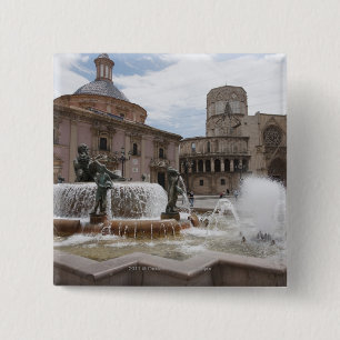 Plaza De La Virgin und Basilica De Virgen Button