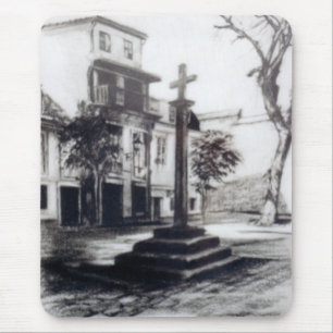 Plaza de las Bárbaras (A Coruña) Mousepad