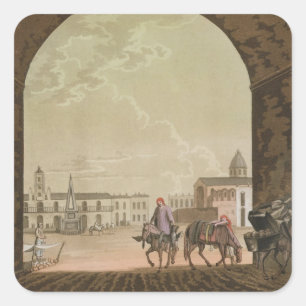 Plaza de Mayo, Buenos Aires, Argentinien, aus "Le Quadratischer Aufkleber