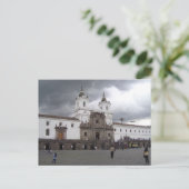 Plaza de San Francisco, Quito, Ecuador Postkarte (Stehend Vorderseite)