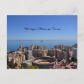 Plaza de Toros in Malaga Postkarte (Vorderseite)