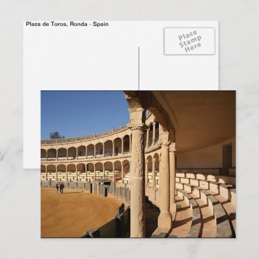 Plaza de Toros Postcard Postkarte (Vorne/Hinten)