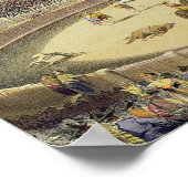 Plaza de Toros von Madrid, 1865 (farbig litho) Poster (Ecke)