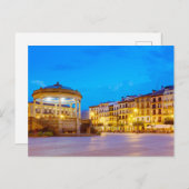 Plaza del Castillo Postkarte (Vorne/Hinten)