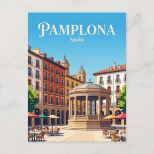 Plaza del Castillo Spanien Postkarte