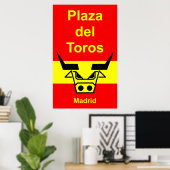 Plaza del Toros Poster (Heimbüro)
