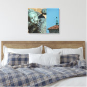 Plaza Details Leinwanddruck (Insitu (Schlafzimmer))
