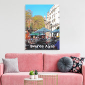 Plaza Dorrego am Nachmittag Leinwanddruck (Insitu (Wohnzimmer))