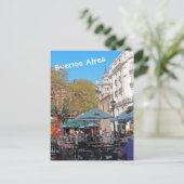 Plaza Dorrego am Nachmittag Postkarte (Stehend Vorderseite)