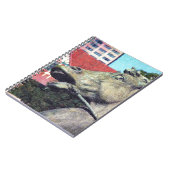 Plaza Fountain - Pferde Detail Notizblock (Linke Seite)