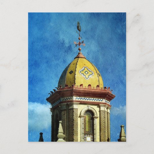 Plaza Gebäude Postkarte (Vorderseite)