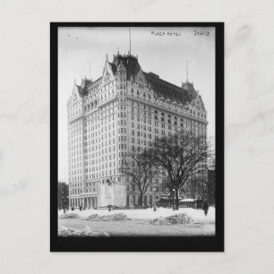Plaza Hotel, New York City Vintag Postkarte