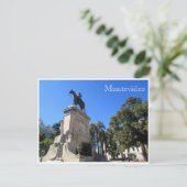 Plaza libertad montevideo postkarte (Stehend Vorderseite)