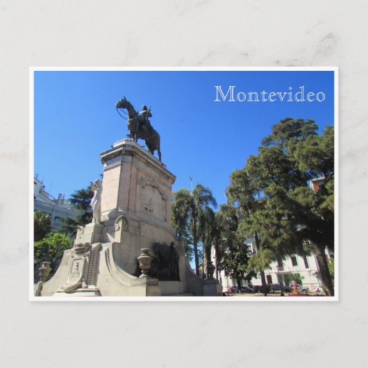 Plaza libertad montevideo postkarte (Vorderseite)