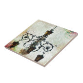 Plaza Light Floral Grunge Fliese (Seite)