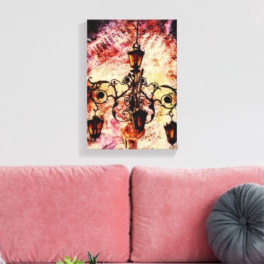 Plaza Light Leinwanddruck (Insitu (Wohnzimmer))