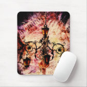 Plaza Light Pink Grunge Mousepad (Mit Mouse)