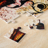 Plaza Light Pink Grunge Puzzle (Seite)