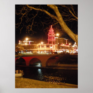 Plaza Lights Poster