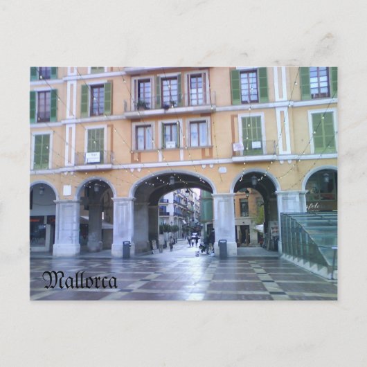 Plaza Mayor de Palma de Mallorca Postkarte (Vorderseite)
