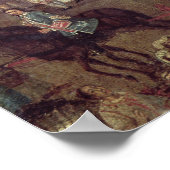 Plaza Mayor in Mexiko, Details des Marktes Poster (Ecke)