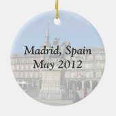 Plaza Mayor, Madrid Keramik Ornament (Hinten)