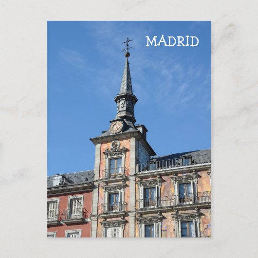 Plaza Mayor, Madrid Postcard Postkarte (Vorderseite)