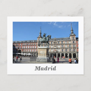 Plaza Mayor, Madrid Postcard Postkarte