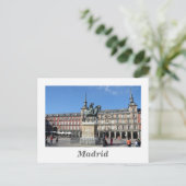 Plaza Mayor, Madrid Postcard Postkarte (Stehend Vorderseite)