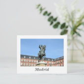 Plaza Mayor, Madrid Postcard Postkarte (Stehend Vorderseite)