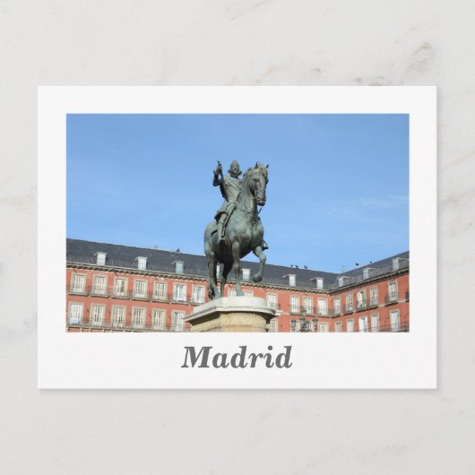 Plaza Mayor, Madrid Postcard Postkarte (Vorderseite)
