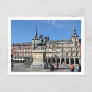 Plaza Mayor, Madrid Postcard Postkarte