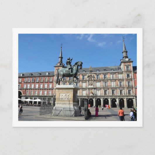 Plaza Mayor, Madrid Postcard Postkarte (Vorderseite)