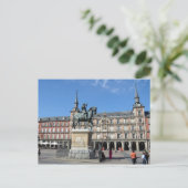 Plaza Mayor, Madrid Postcard Postkarte (Stehend Vorderseite)