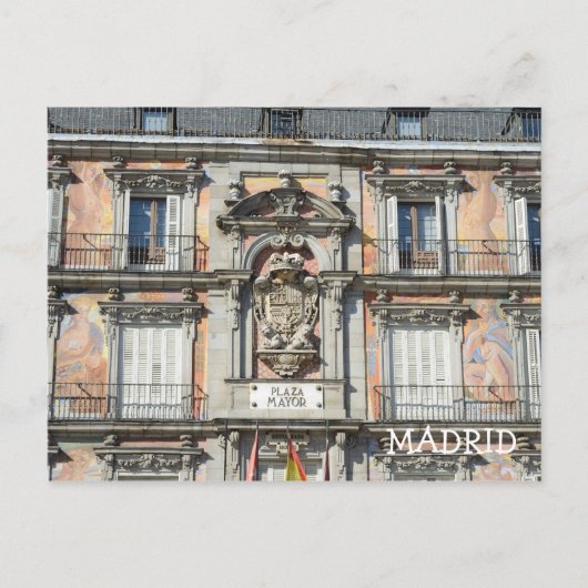 Plaza Mayor, Madrid Postcard Postkarte (Vorderseite)