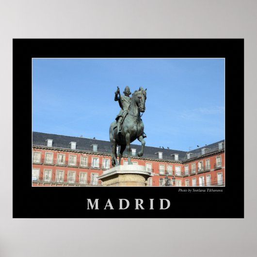 Plaza Mayor, Madrid Poster (Vorne)