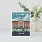 Plaza Mayor, Madrid Postkarte (Stehend Vorderseite)