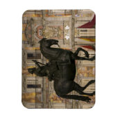 Plaza Mayor mit der Statue Filipe III, Madrid, Magnet (Vertikal)