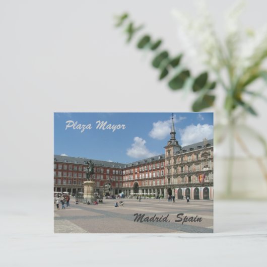 Plaza Mayor Postkarte (Stehend Vorderseite)