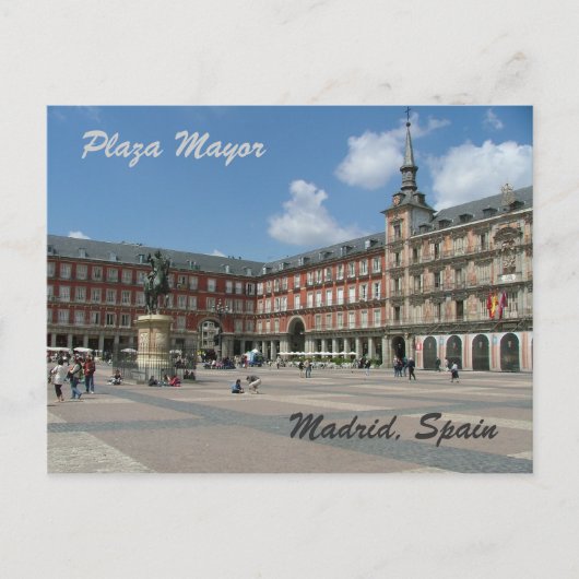 Plaza Mayor Postkarte (Vorderseite)
