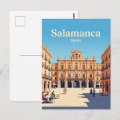 Plaza Mayor Spanien Postkarte (Vorne/Hinten)