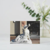 Plaza Mermaid Postkarte (Stehend Vorderseite)