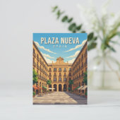 Plaza Nueva Spanien Postkarte (Stehend Vorderseite)
