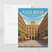 Plaza Nueva Spanien Postkarte (Vorne/Hinten)