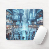Plaza of Digital Sculptures Mousepad (Mit Mouse)