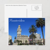 Plaza palacio salvo postkarte (Vorne/Hinten)