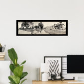 Plaza Pensacola FL Foto 1909 Poster (Heimbüro)